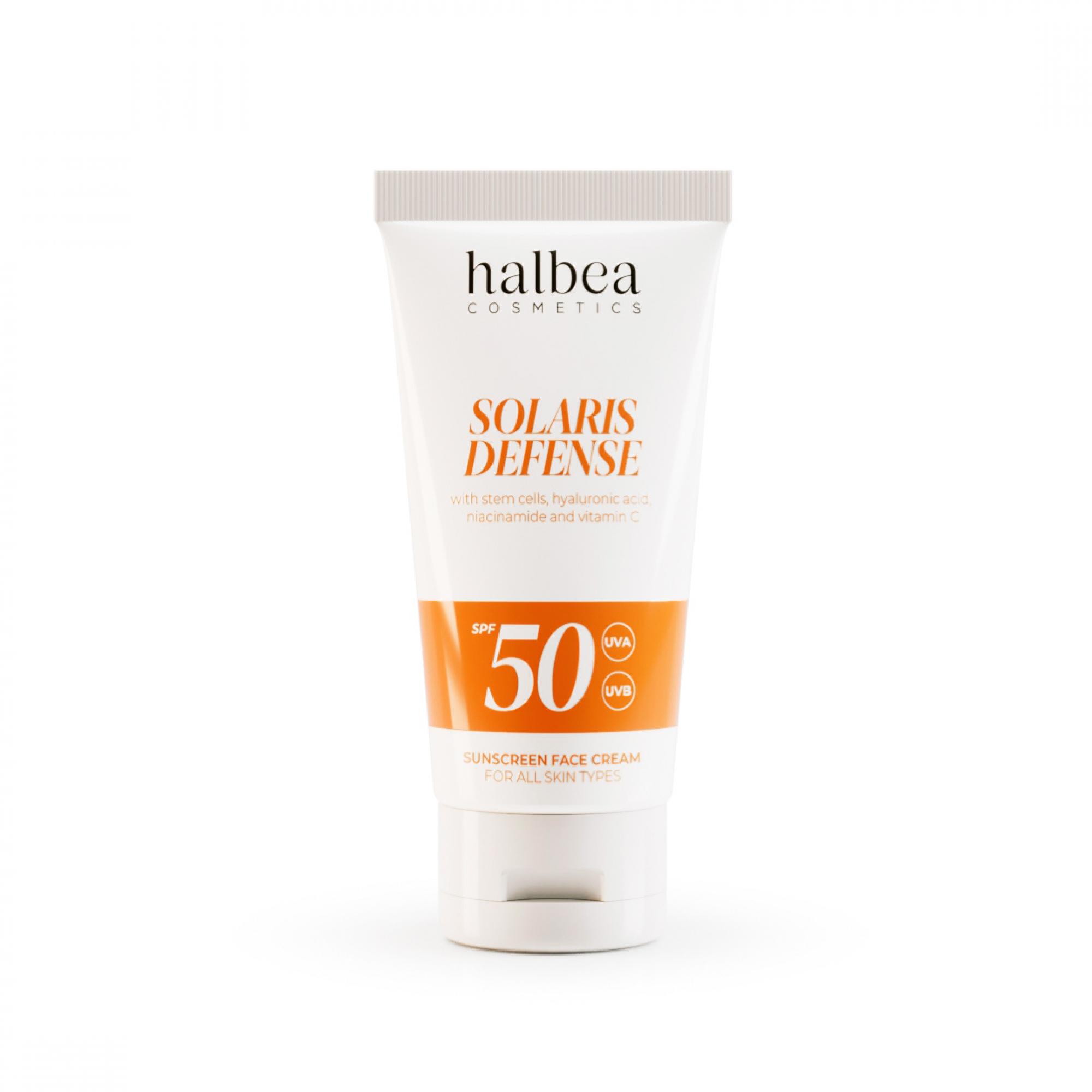 Solaris Defense SPF50 - Crema Viso Protezione Solare Intensiva - 80ml