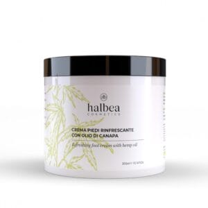 Crema Piedi Rinfrescante con Olio di Canapa - 300Ml