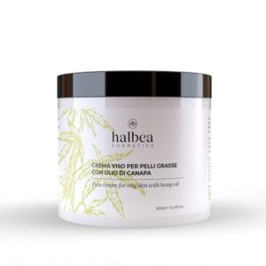 Crema Viso per Pelli Grasse con Olio di Canapa - 300Ml