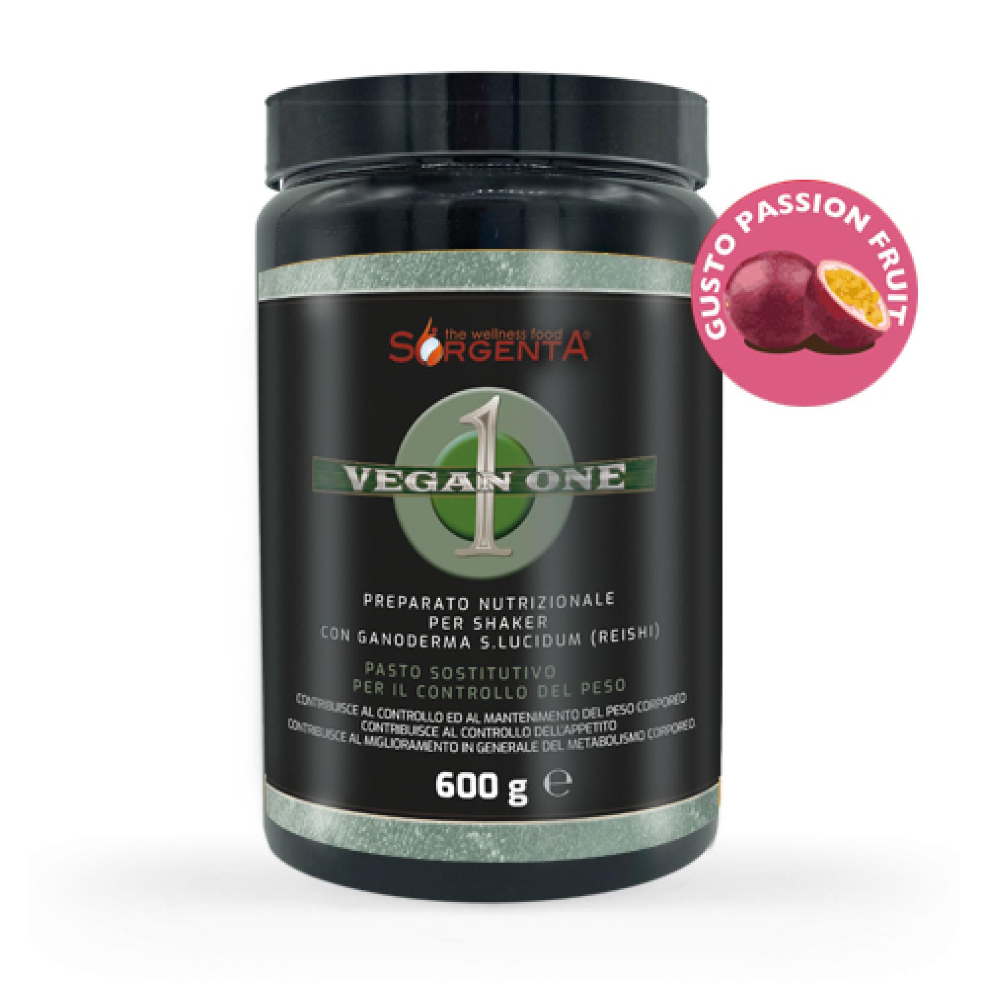 VEGAN ONE 600GR - GUSTO FRUTTO DELLA PASSIONE